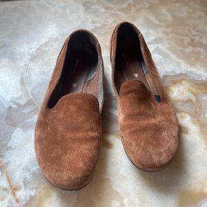 MERRELL brown suede slip on shoes